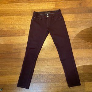 DL1961 stretchy mid-rise Cabernet jeans 27